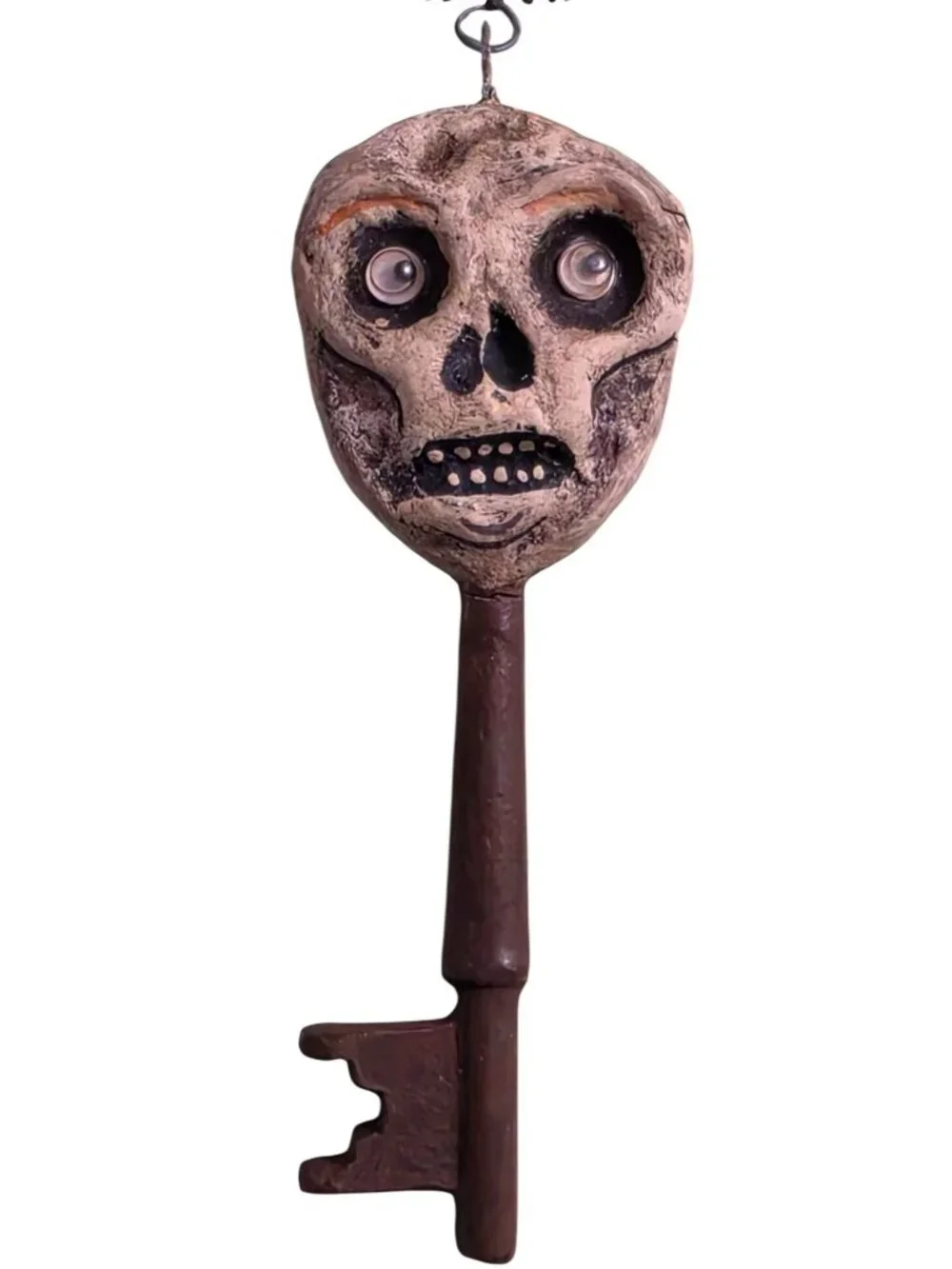 Bethany Lowe Debra Schoch Hop Hop Jingle Boo Skeleton Key Holder Halloween